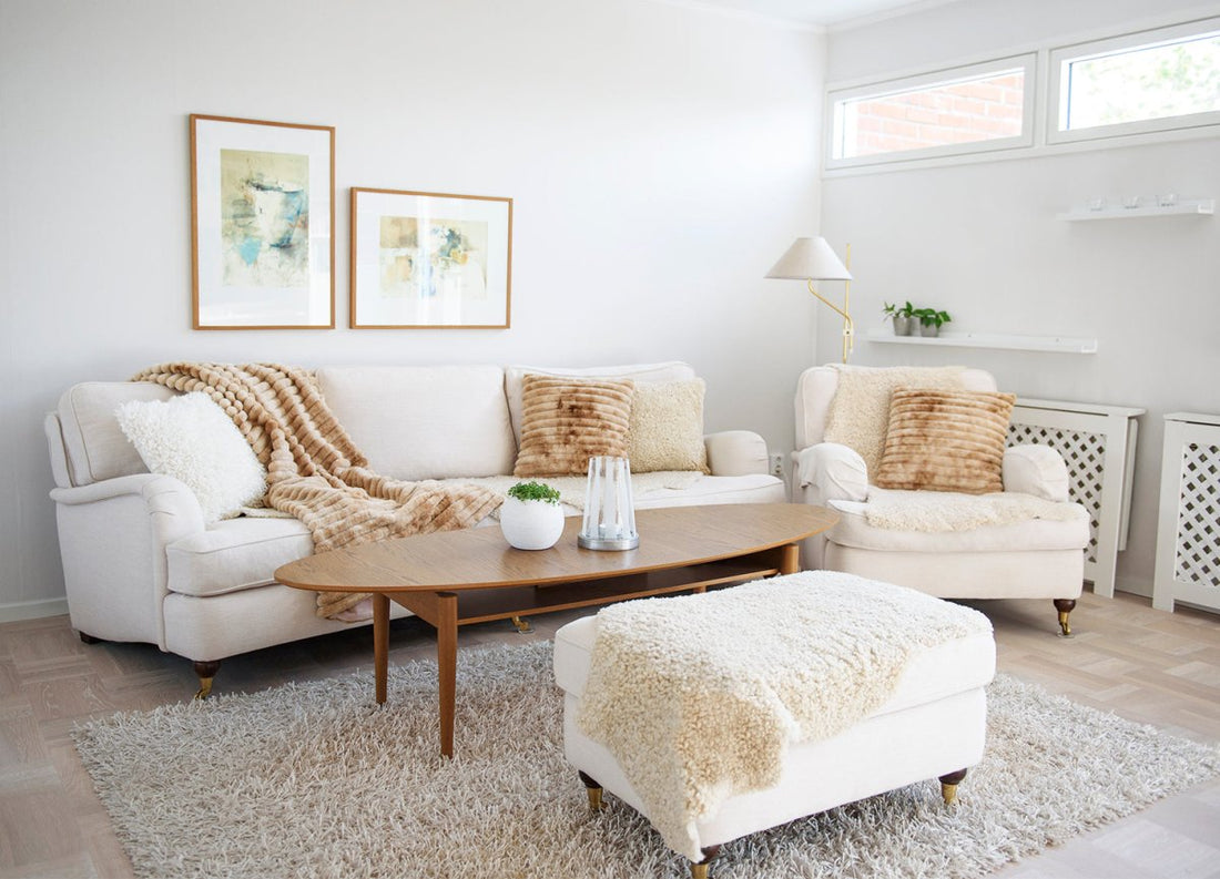 Stripy Blanket - Toffee - RUTHERFORD & Co