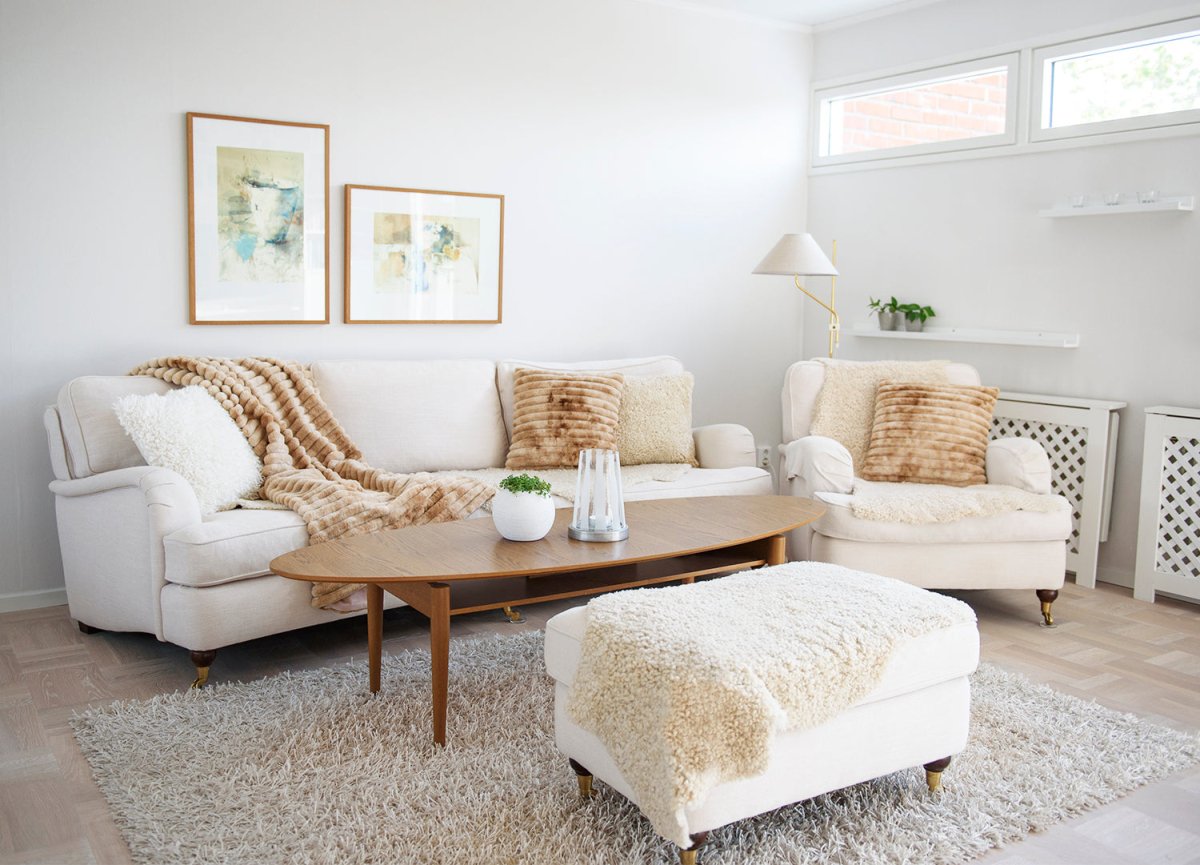 Stripy Blanket - Toffee - RUTHERFORD & Co