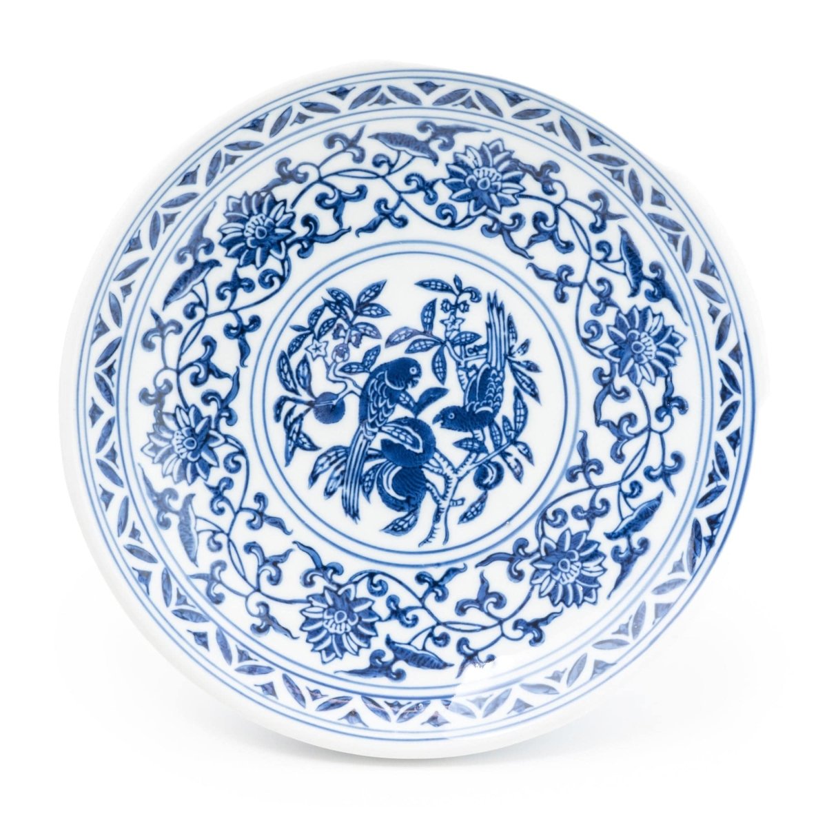 Sumatra Blue & White Cake Stand - RUTHERFORD & Co