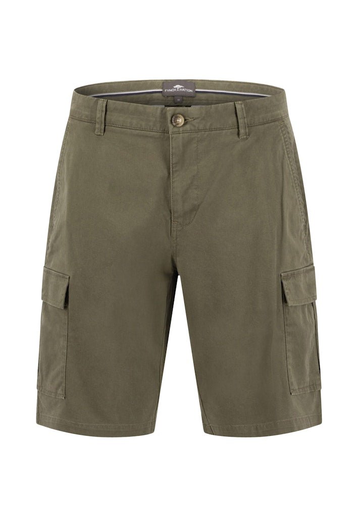 Summer Stretch Cargo Bermuda Dark Khaki - RUTHERFORD & Co
