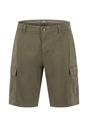 Summer Stretch Cargo Bermuda Dark Khaki - RUTHERFORD & Co