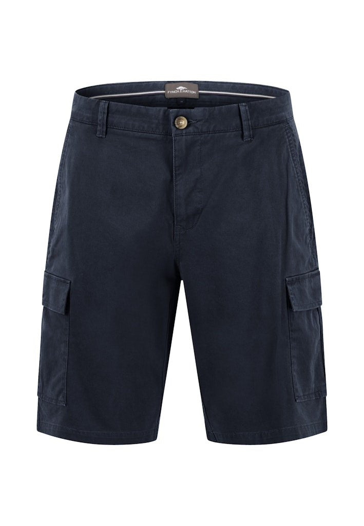 Summer Stretch Cargo Bermuda Dark Navy - RUTHERFORD & Co
