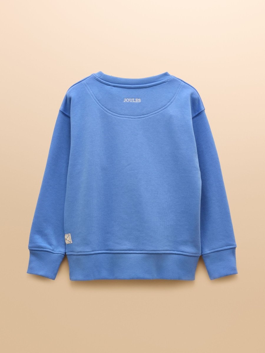 Sundaze Blue Crew Neck Slogan Sweatshirt - RUTHERFORD & Co