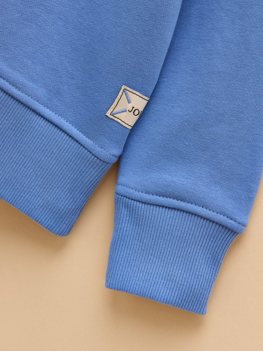 Sundaze Blue Crew Neck Slogan Sweatshirt - RUTHERFORD & Co