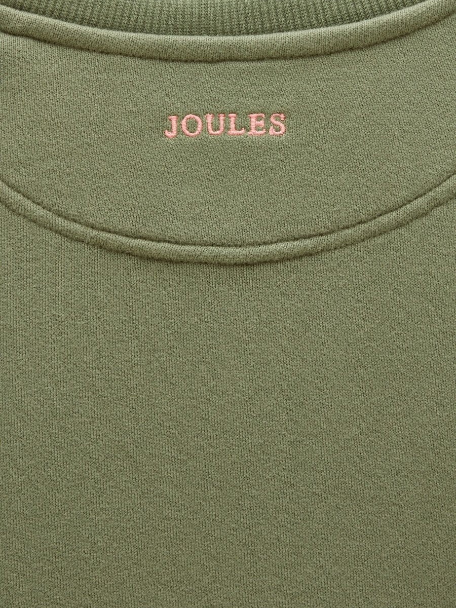 Sundaze Slogan Crew Neck Sweatshirt - Khaki Green - RUTHERFORD & Co