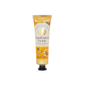 Sunflower Fields Pattern Pumpkin Hand Cream 30ml - RUTHERFORD & Co
