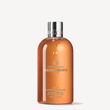 Sunlit Clementine & Vetiver Bath & Shower Gel 300ml - RUTHERFORD & Co