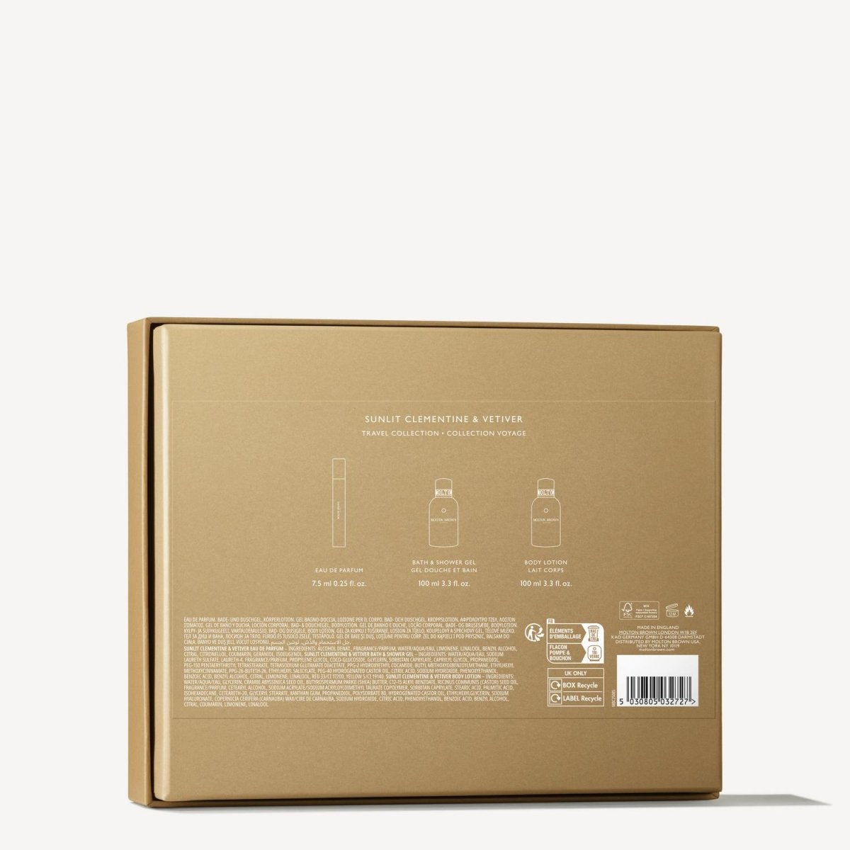 Sunlit Clementine & Vetiver Travel Gift Set - RUTHERFORD & Co