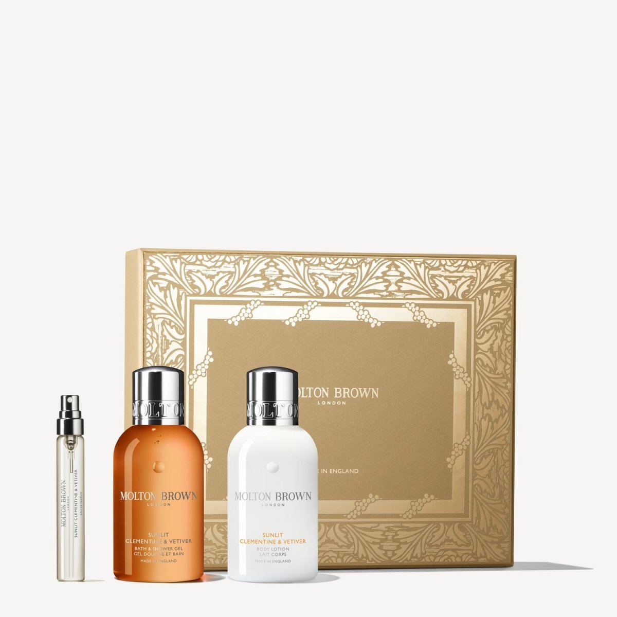 Sunlit Clementine & Vetiver Travel Gift Set – RUTHERFORD & Co