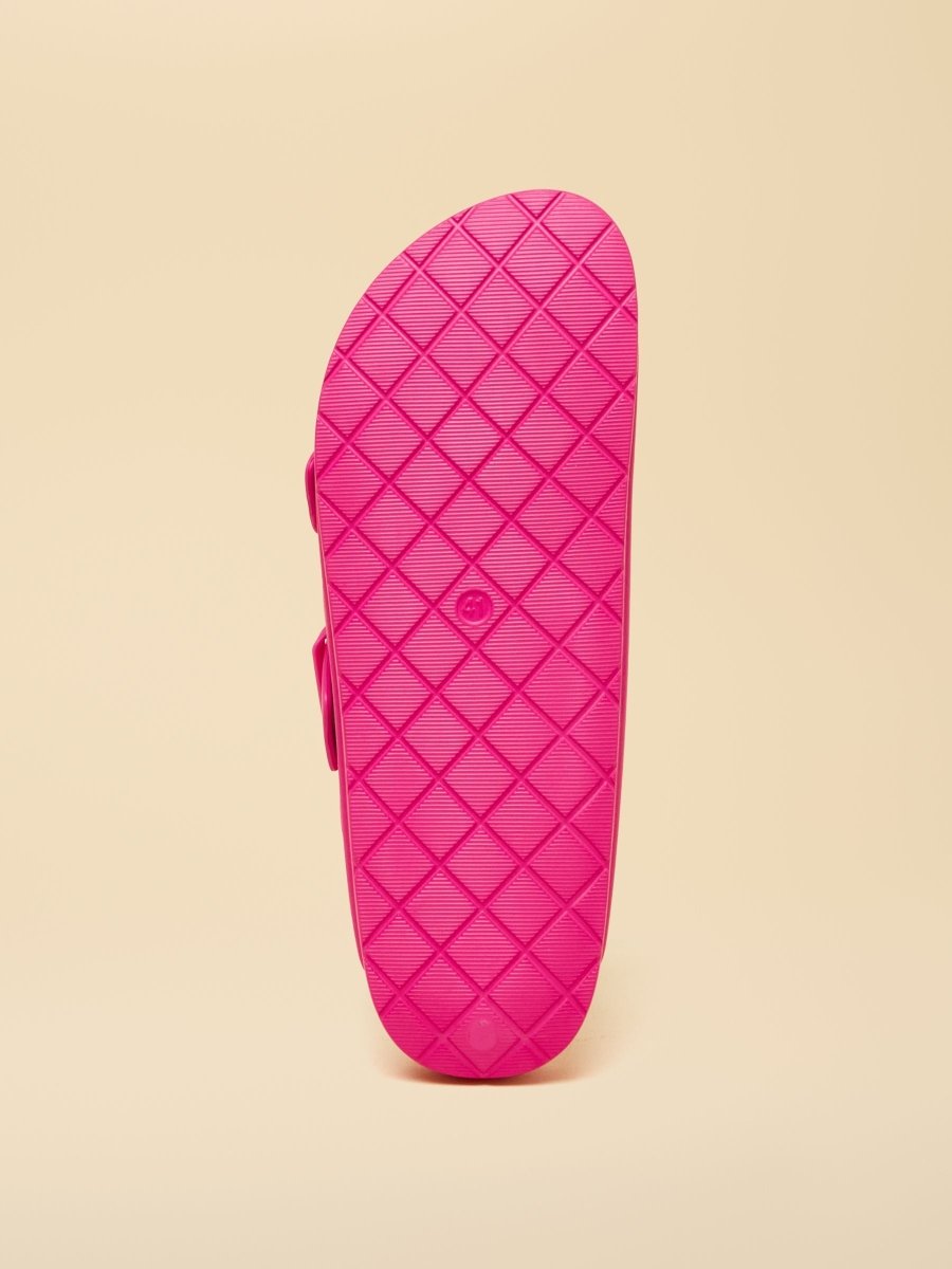 Sunseeker Bright Pink EVA Double Buckle Sliders - RUTHERFORD & Co