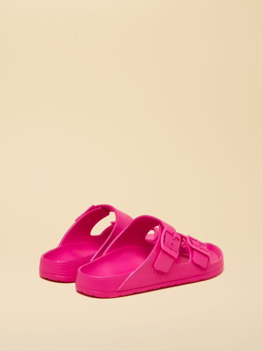 Sunseeker Bright Pink EVA Double Buckle Sliders - RUTHERFORD & Co