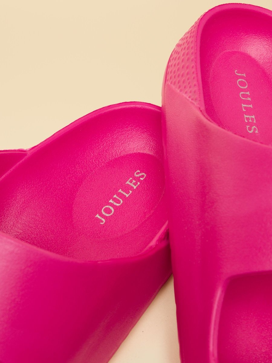 Sunseeker Bright Pink EVA Double Buckle Sliders - RUTHERFORD & Co