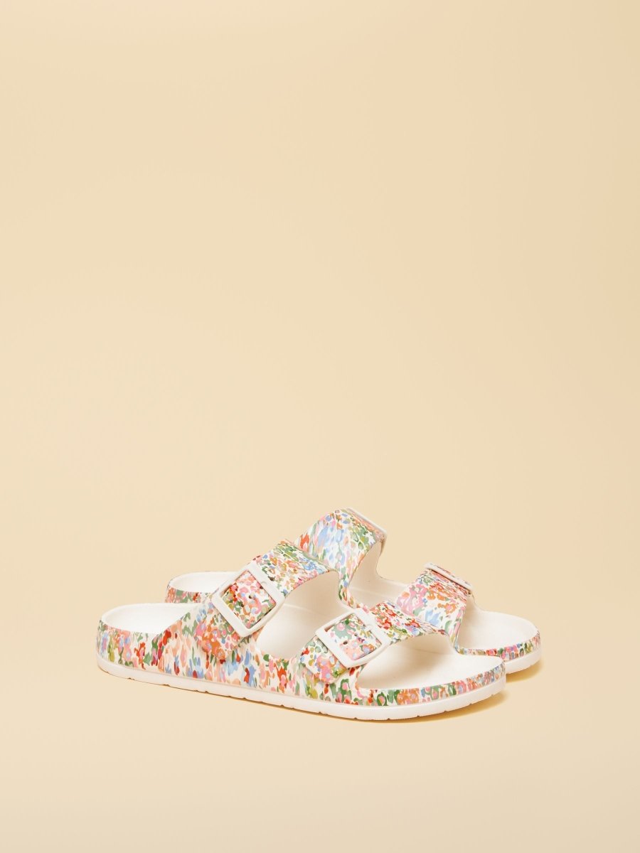 Sunseeker Ditsy EVA Double Buckle Sliders - RUTHERFORD & Co