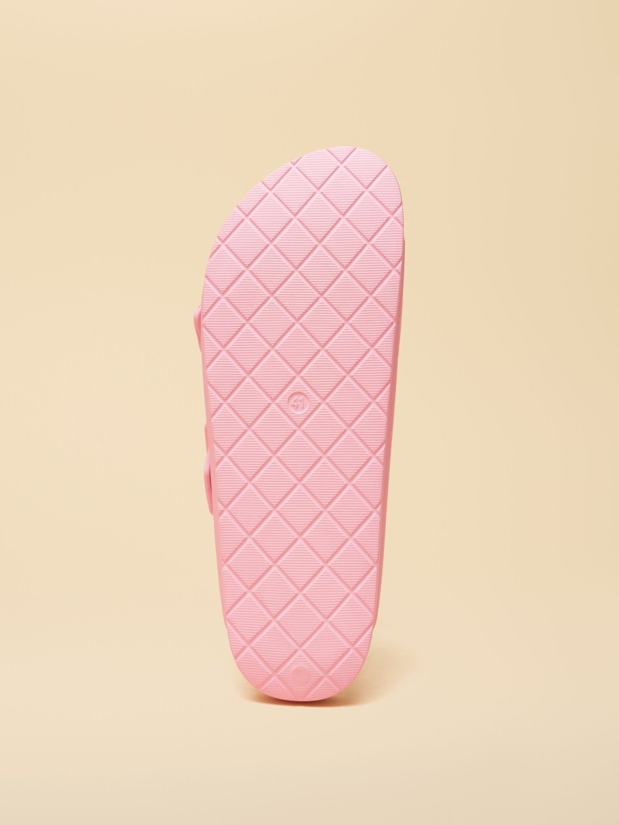 Sunseeker Light Pink EVA Double Buckle Sliders - RUTHERFORD & Co
