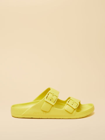 Sunseeker Yellow EVA Double Buckle Sliders - RUTHERFORD & Co