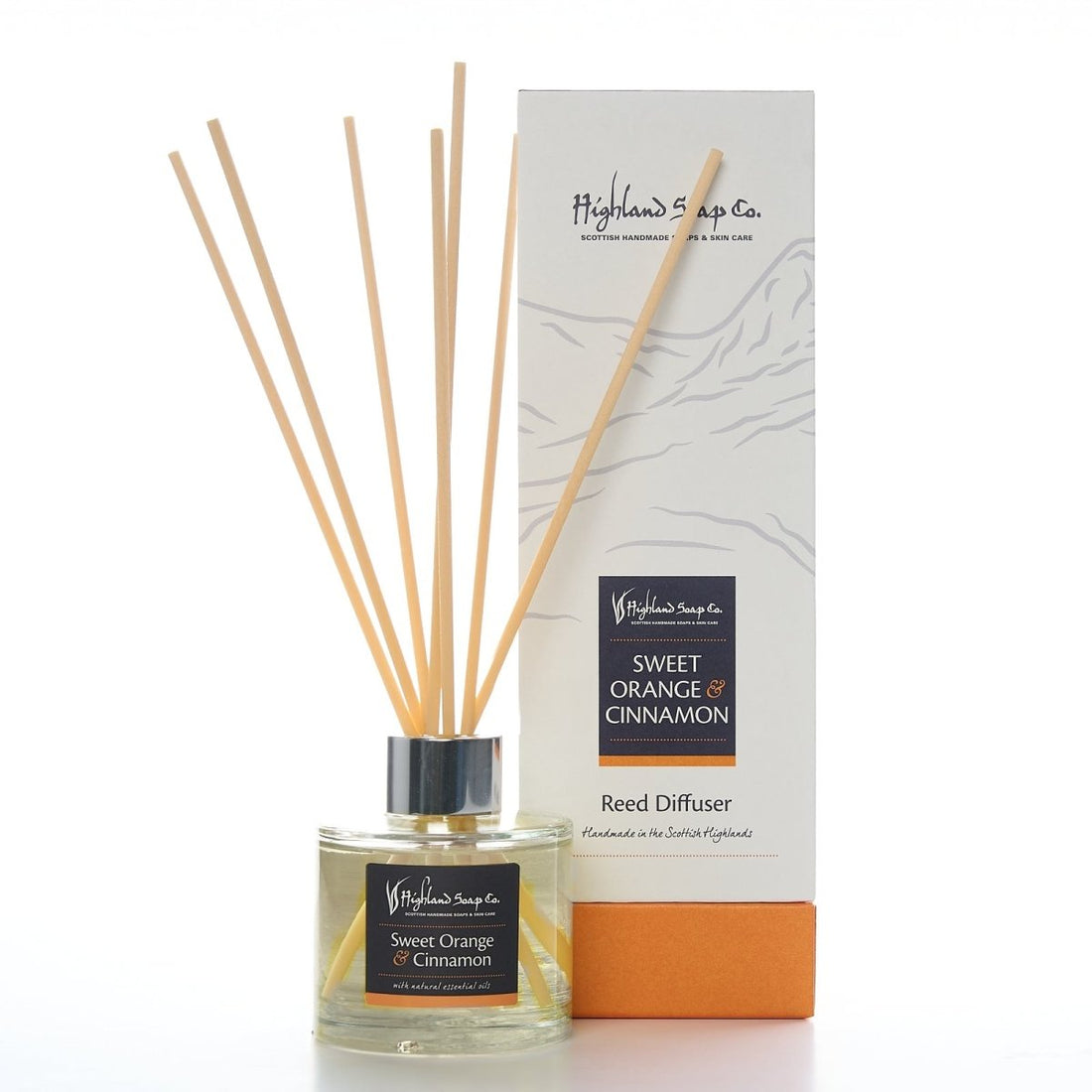 Sweet Orange & Cinnamon Reed Diffuser - RUTHERFORD & Co