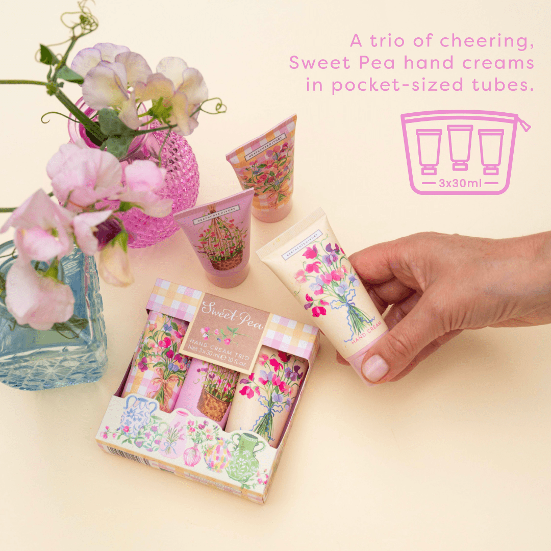 Sweet Pea Hand Cream Trio - RUTHERFORD & Co