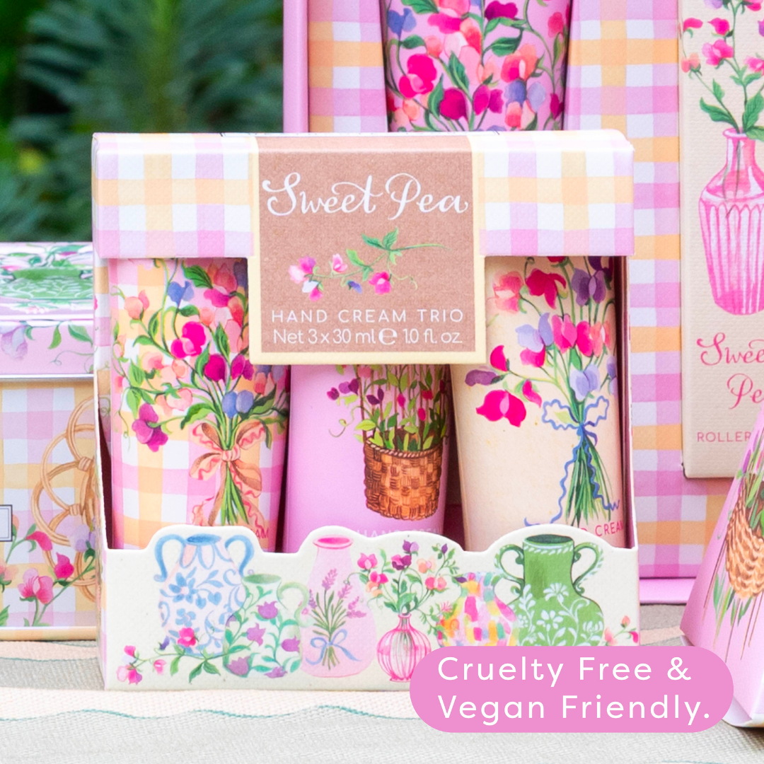 Sweet Pea Hand Cream Trio - RUTHERFORD & Co