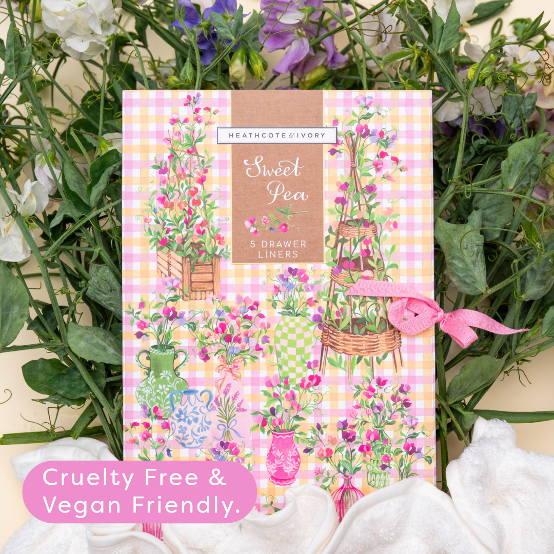 Sweet Pea Scented Drawer Liners - RUTHERFORD & Co
