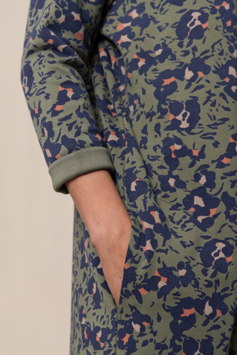 Tamara Long Line Printed Cardigan - RUTHERFORD & Co