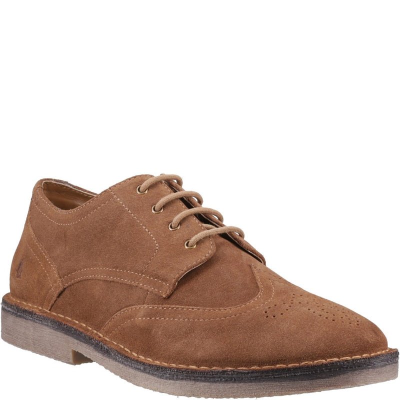 Tan Samson Wingtip Lace Up Shoes - RUTHERFORD & Co