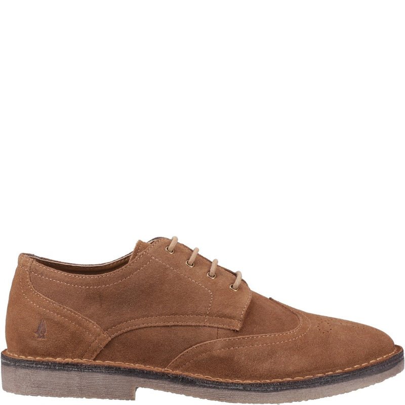 Tan Samson Wingtip Lace Up Shoes - RUTHERFORD & Co