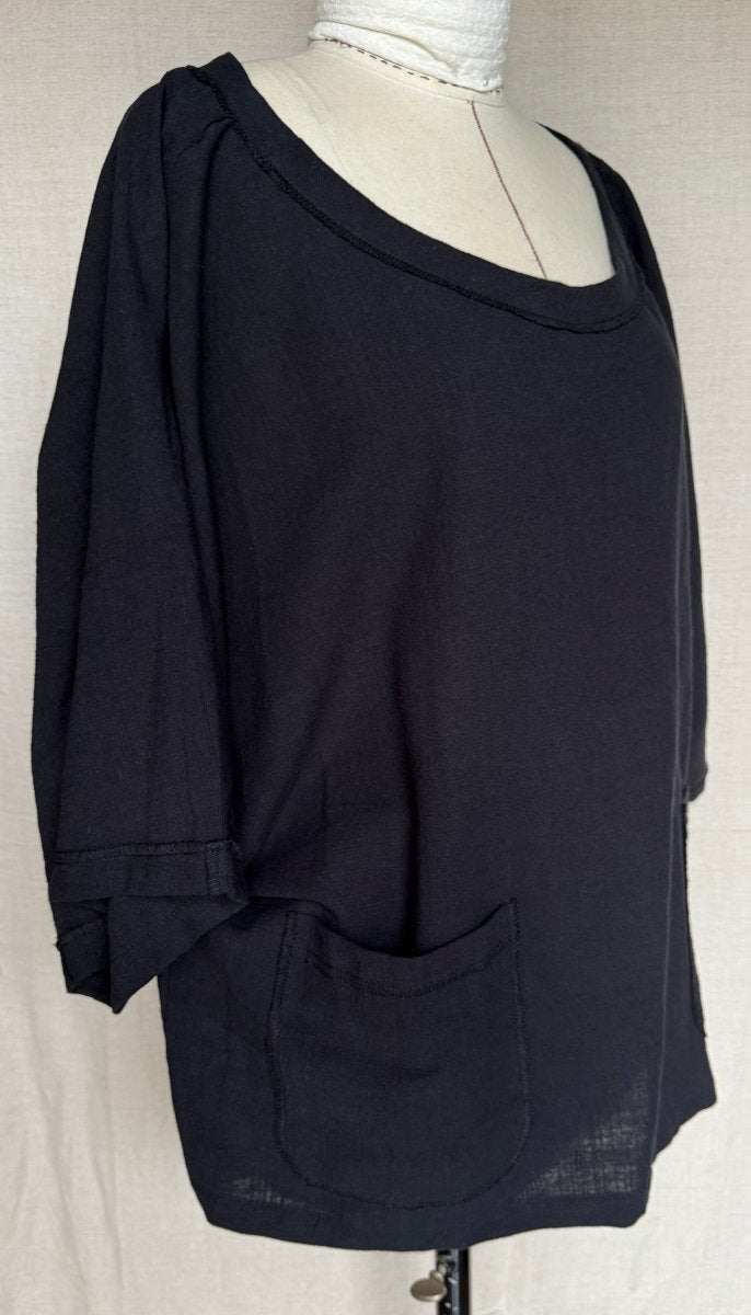 Tara Vao Marina 3091 L L. Top Black - RUTHERFORD & Co