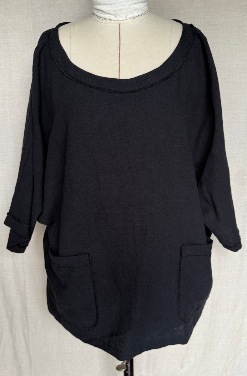 Tara Vao Marina 3091 L L. Top Black - RUTHERFORD & Co