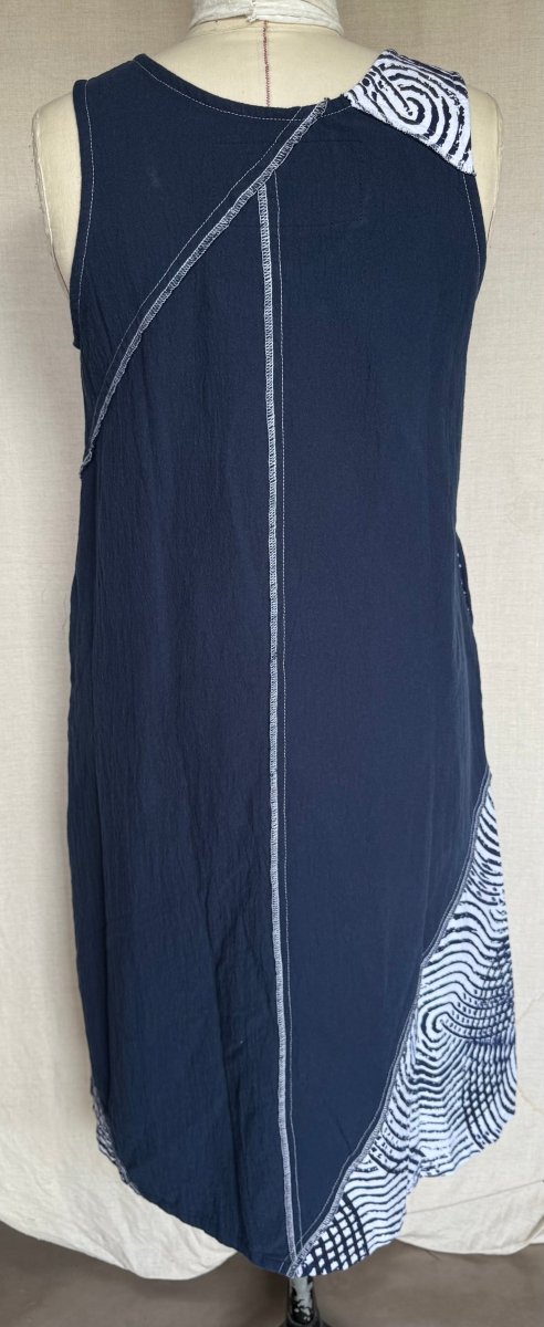 Tara Vao Martha 8175 L Dress Navy - RUTHERFORD & Co