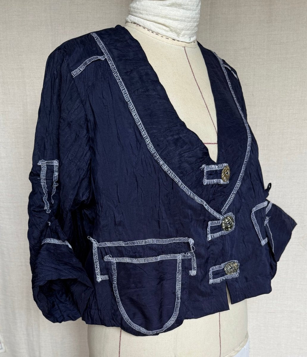 Tara Vao Morgan 5071 L. Jacket Navy - RUTHERFORD & Co