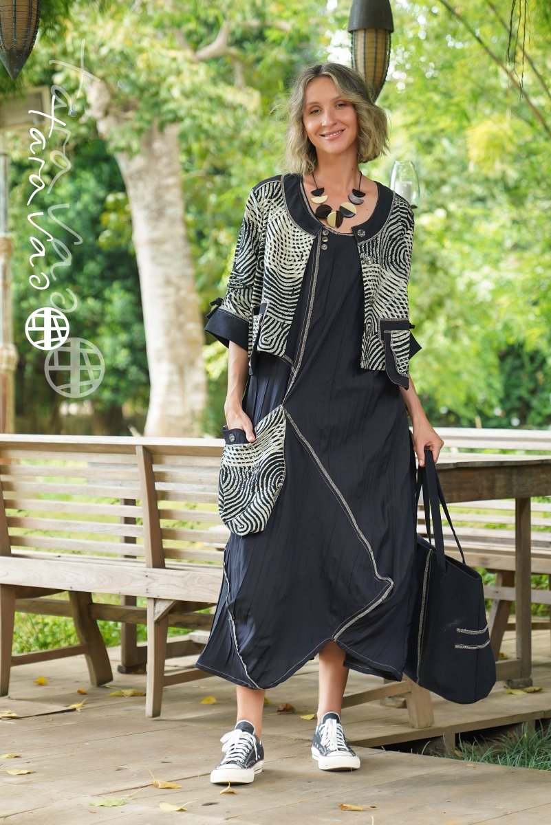 Tara Vao Mylene 9029 L Dress Black - RUTHERFORD & Co
