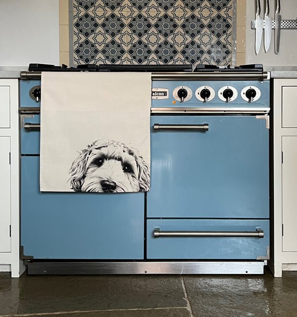 Tea Towel - Dino Dog - RUTHERFORD & Co