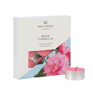 Tealights Bold Camellia - RUTHERFORD & Co