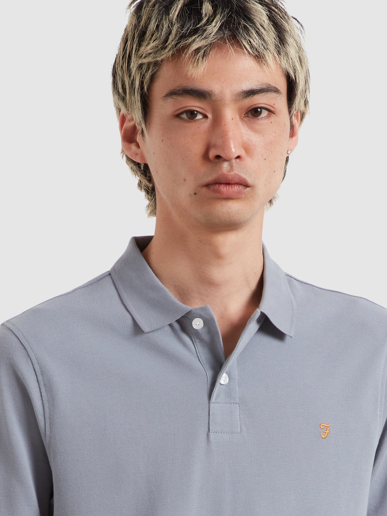 Cunningham Polo Shirt In Icelandic Blue