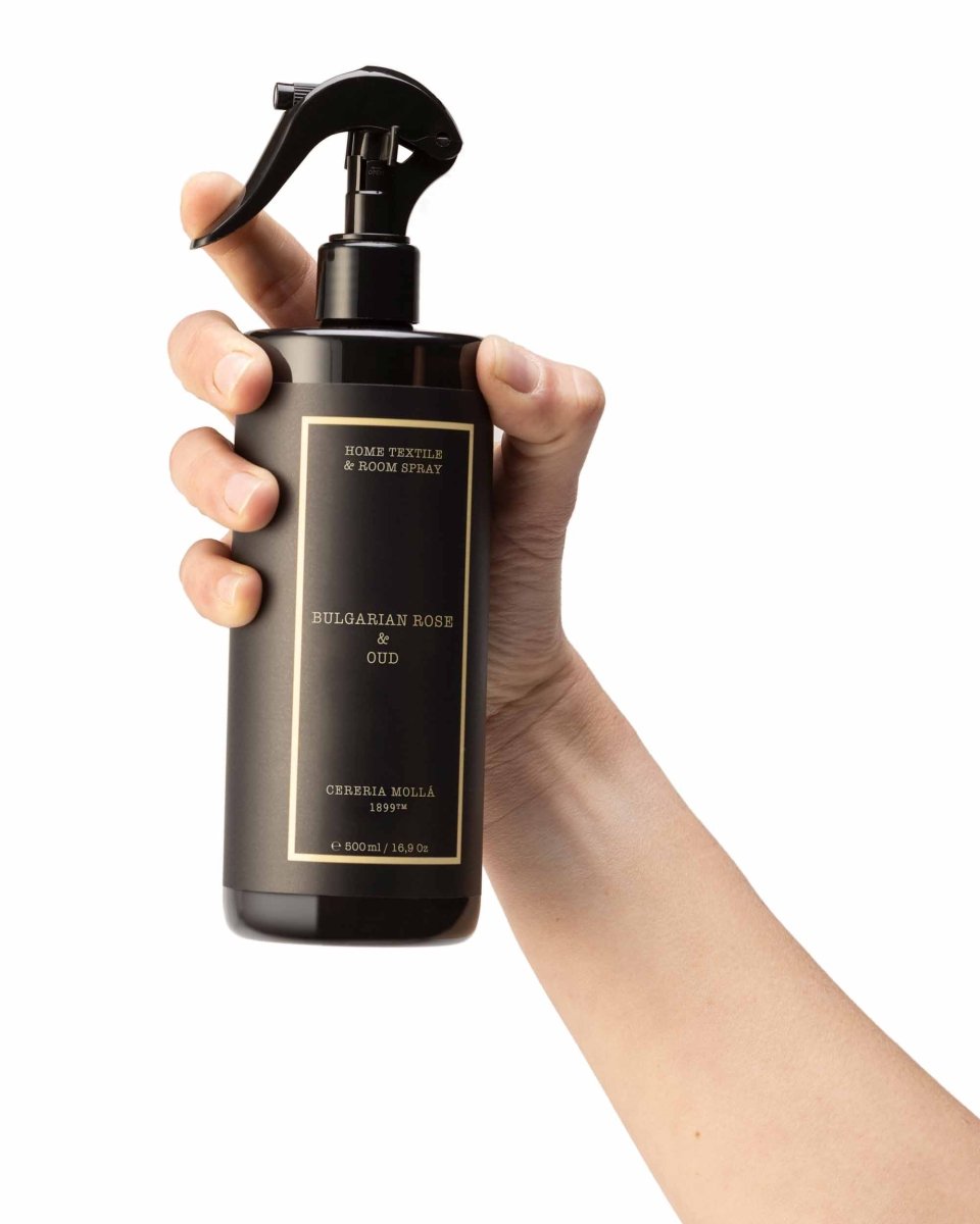 Textile Spray Bulgarian Rose & Oud 500ml - RUTHERFORD & Co