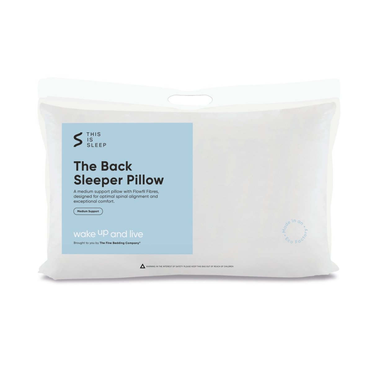 The Back Sleeper Pillow - RUTHERFORD & Co