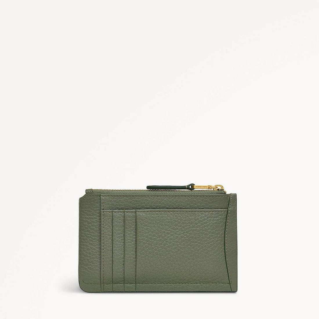 THE CHANCERY/DARK OLIVE/MEDIUM ZIPTOP COIN PURSE - RUTHERFORD & Co