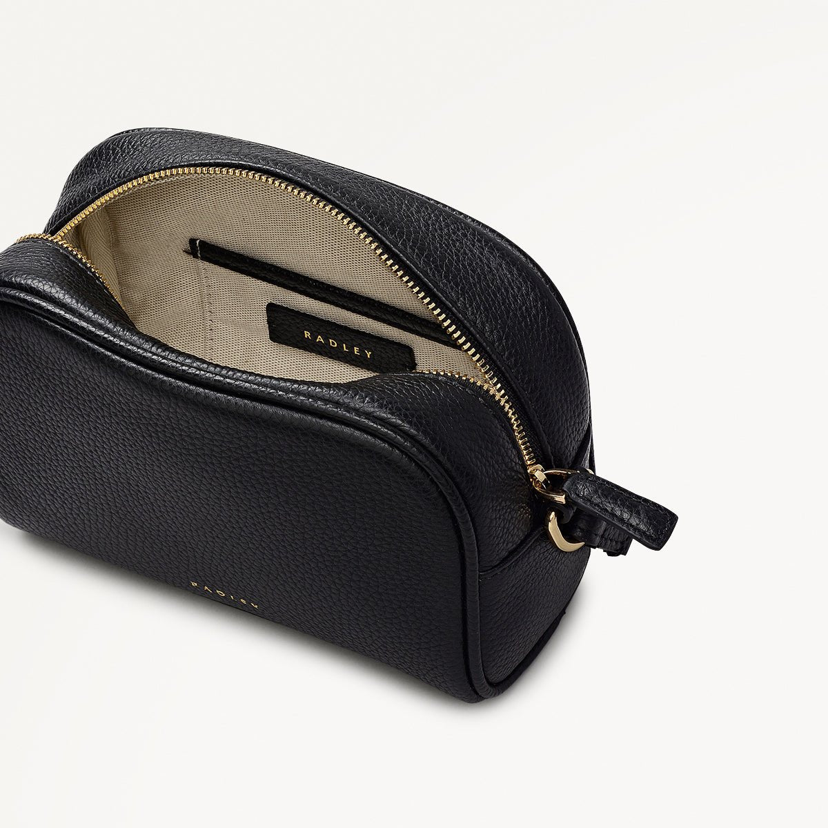 The Daily Small Zip Around Cross Body Black - RUTHERFORD & Co