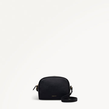 The Daily Small Zip Around Cross Body Black - RUTHERFORD & Co