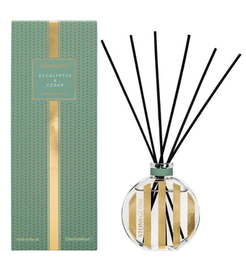The Icon - Eucalyptus & Cedar - Scented Reed Diffuser 120ml - RUTHERFORD & Co