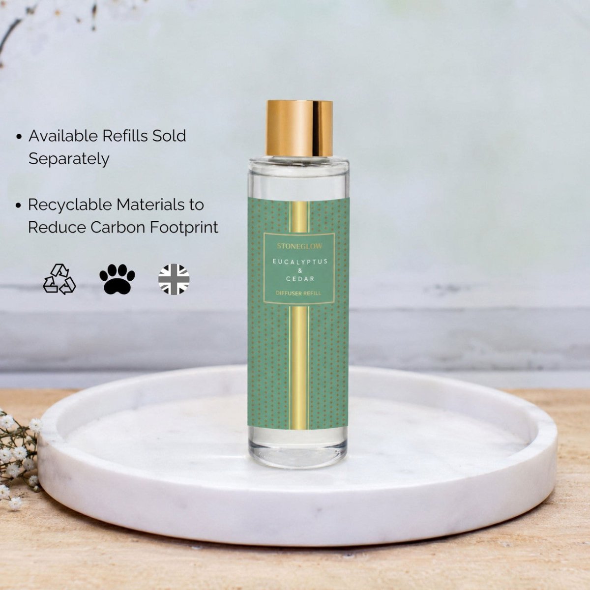 The Icon - Eucalyptus & Cedar - Scented Reed Diffuser 120ml - RUTHERFORD & Co
