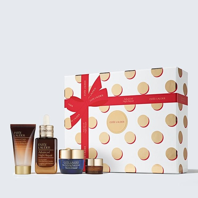 The Lift + Glow Routine: Advanced Night Repair 50ml 4 - Piece Gift Set - RUTHERFORD & Co