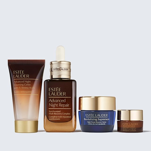 The Lift + Glow Routine: Advanced Night Repair 50ml 4 - Piece Gift Set - RUTHERFORD & Co