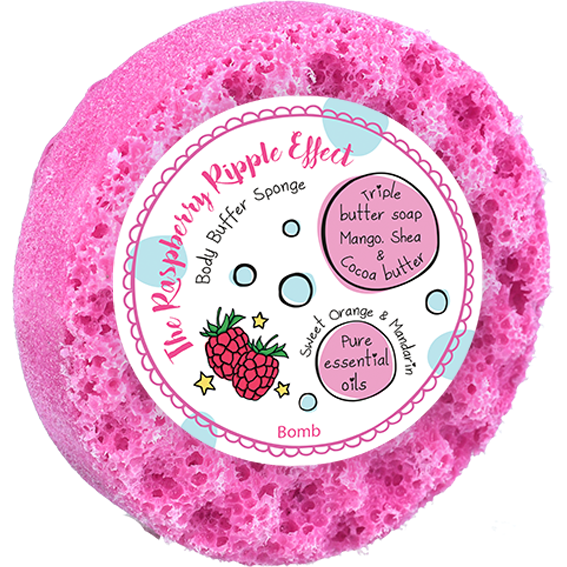 The Raspberry Ripple Effect Body Buffer Shower Soap