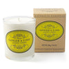 Naturally European Ginger & Lime Scented Candle 200g