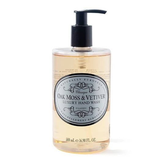 Naturally European Oak Moss and Vetiver Hand Wash 500ml