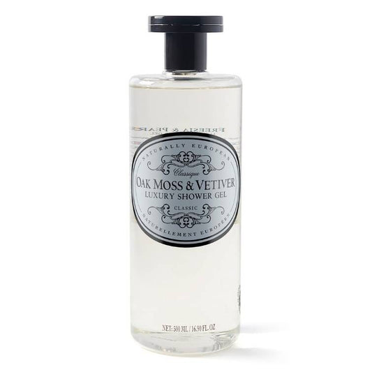 Naturally European Oak Moss and Vetiver Shower Gel 500ml