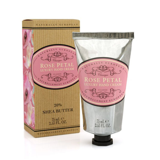 Naturally European Rose Petal Hand Cream 75ml