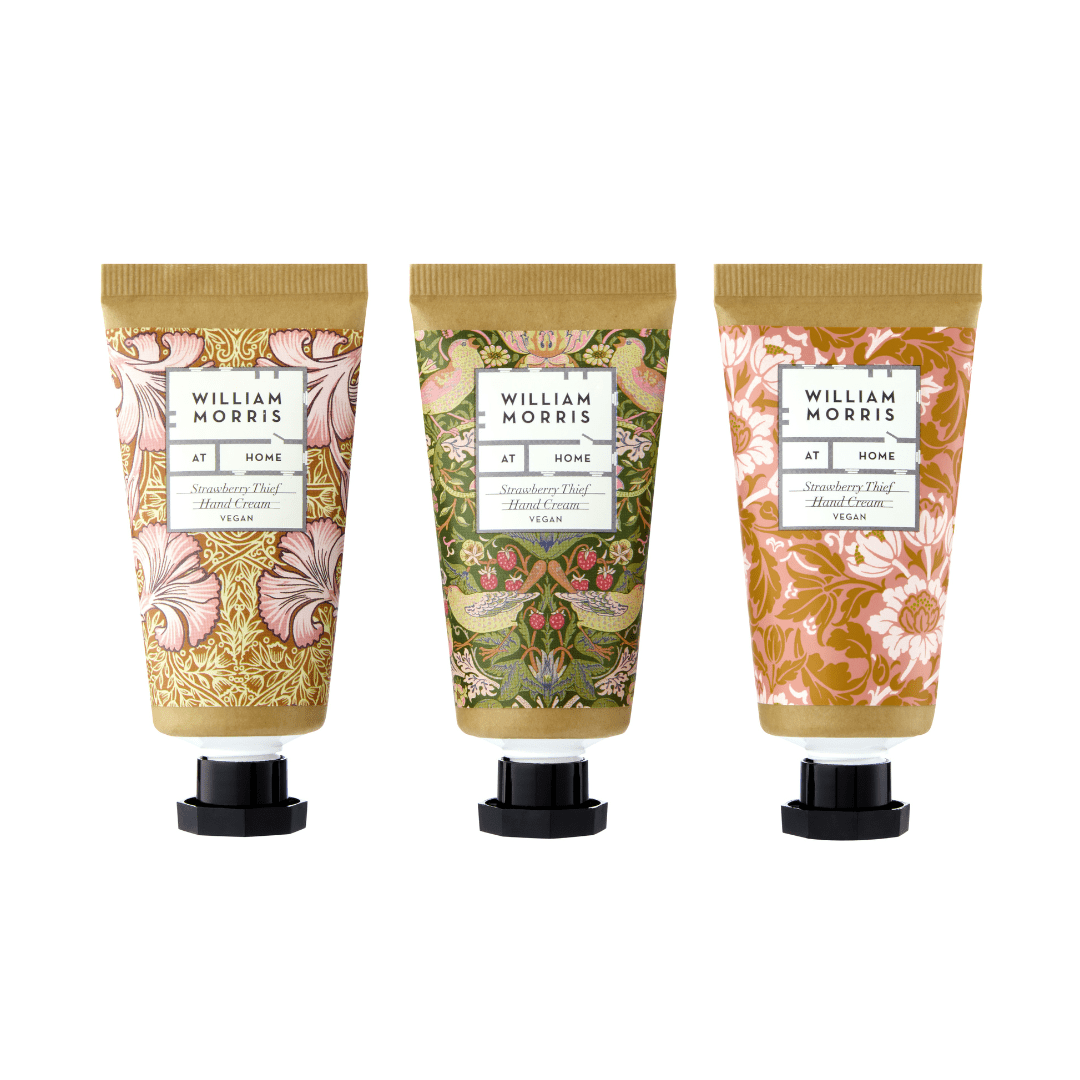 The Voyager Strawberry Thief Hand Cream Trio - RUTHERFORD & Co
