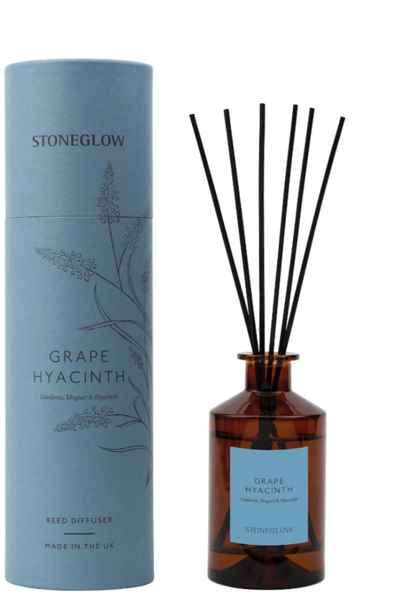 The Walled Garden - Grape Hyacinth - Gardenia | Muguet | Hyacinth - Scented Reed Diffuser 160ml - RUTHERFORD & Co